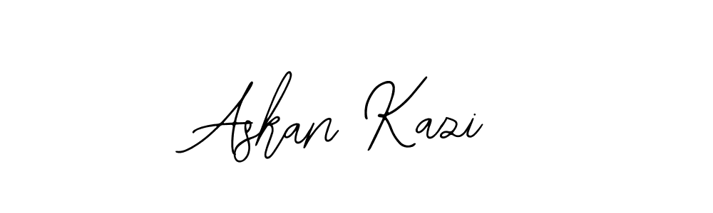 Create a beautiful signature design for name Askan Kazi. With this signature (Bearetta-2O07w) fonts, you can make a handwritten signature for free. Askan Kazi signature style 12 images and pictures png