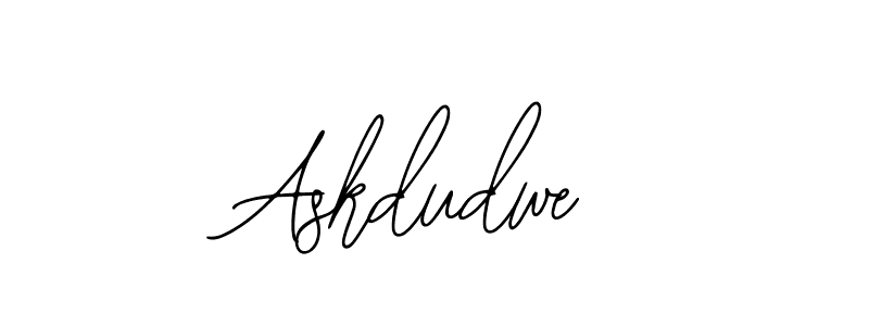 How to Draw Askdudwe signature style? Bearetta-2O07w is a latest design signature styles for name Askdudwe. Askdudwe signature style 12 images and pictures png