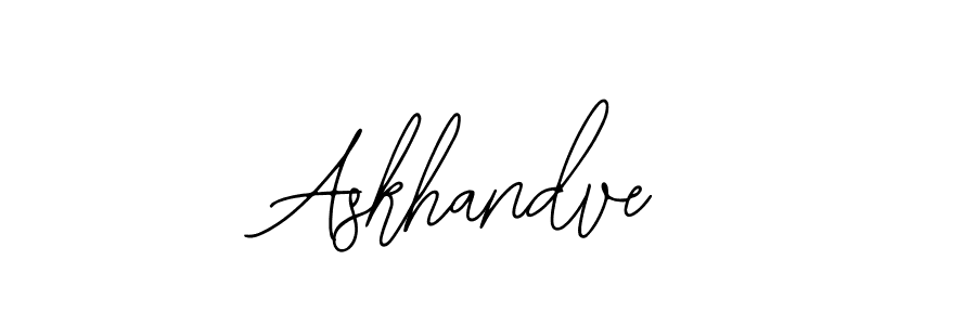 Make a beautiful signature design for name Askhandve. With this signature (Bearetta-2O07w) style, you can create a handwritten signature for free. Askhandve signature style 12 images and pictures png