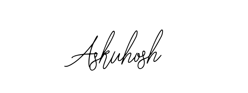 You should practise on your own different ways (Bearetta-2O07w) to write your name (Askuhosh) in signature. don't let someone else do it for you. Askuhosh signature style 12 images and pictures png