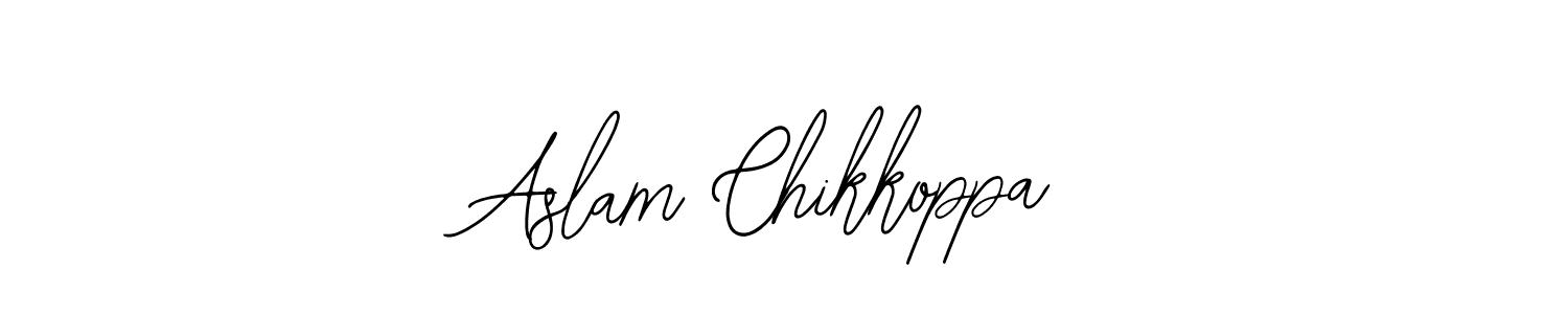 The best way (Bearetta-2O07w) to make a short signature is to pick only two or three words in your name. The name Aslam Chikkoppa include a total of six letters. For converting this name. Aslam Chikkoppa signature style 12 images and pictures png
