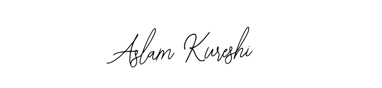 Also we have Aslam Kureshi name is the best signature style. Create professional handwritten signature collection using Bearetta-2O07w autograph style. Aslam Kureshi signature style 12 images and pictures png