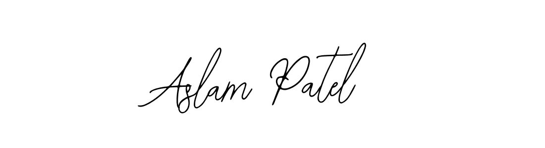 Aslam Patel stylish signature style. Best Handwritten Sign (Bearetta-2O07w) for my name. Handwritten Signature Collection Ideas for my name Aslam Patel. Aslam Patel signature style 12 images and pictures png