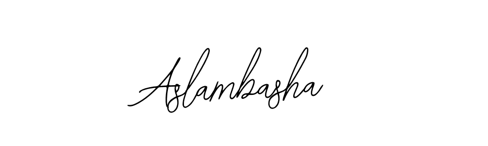 Aslambasha stylish signature style. Best Handwritten Sign (Bearetta-2O07w) for my name. Handwritten Signature Collection Ideas for my name Aslambasha. Aslambasha signature style 12 images and pictures png