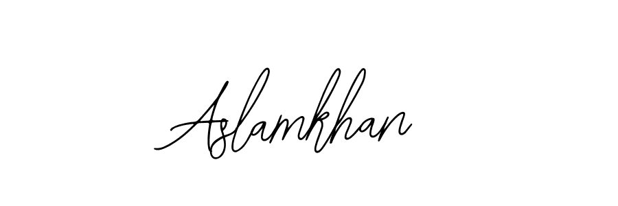 The best way (Bearetta-2O07w) to make a short signature is to pick only two or three words in your name. The name Aslamkhan include a total of six letters. For converting this name. Aslamkhan signature style 12 images and pictures png