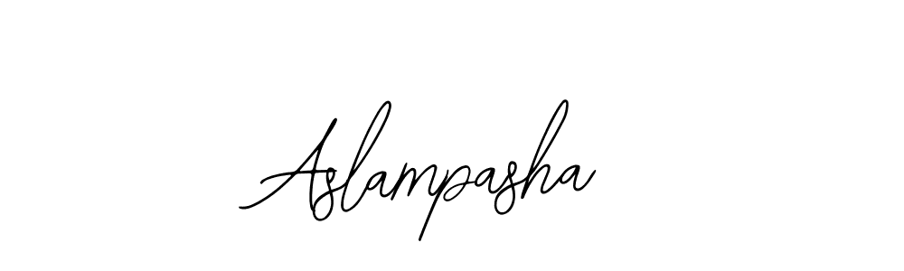 The best way (Bearetta-2O07w) to make a short signature is to pick only two or three words in your name. The name Aslampasha include a total of six letters. For converting this name. Aslampasha signature style 12 images and pictures png