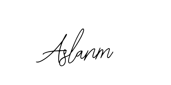 You should practise on your own different ways (Bearetta-2O07w) to write your name (Aslanm) in signature. don't let someone else do it for you. Aslanm signature style 12 images and pictures png