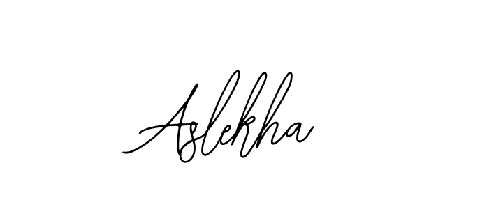 You should practise on your own different ways (Bearetta-2O07w) to write your name (Aslekha) in signature. don't let someone else do it for you. Aslekha signature style 12 images and pictures png