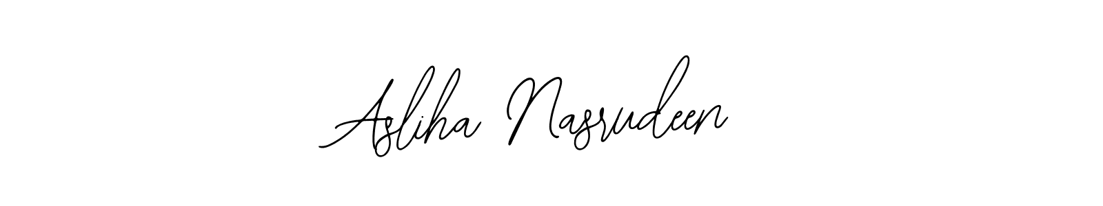 if you are searching for the best signature style for your name Asliha Nasrudeen. so please give up your signature search. here we have designed multiple signature styles  using Bearetta-2O07w. Asliha Nasrudeen signature style 12 images and pictures png