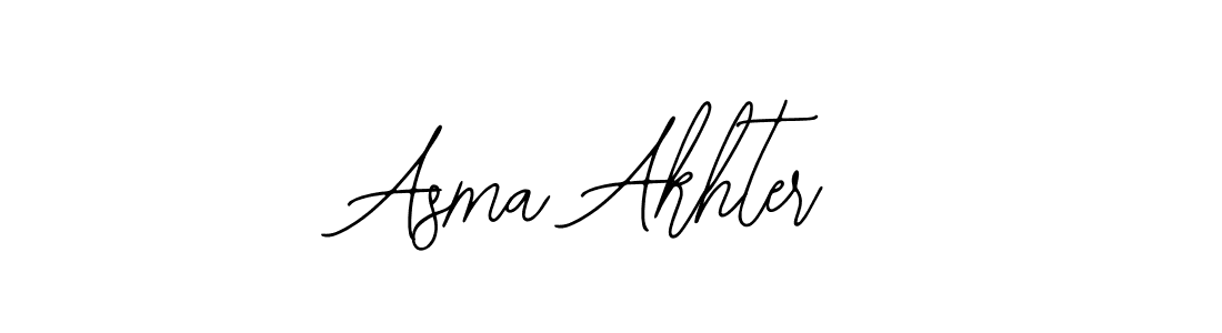 Use a signature maker to create a handwritten signature online. With this signature software, you can design (Bearetta-2O07w) your own signature for name Asma Akhter. Asma Akhter signature style 12 images and pictures png