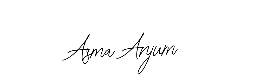 Make a beautiful signature design for name Asma Anjum. With this signature (Bearetta-2O07w) style, you can create a handwritten signature for free. Asma Anjum signature style 12 images and pictures png