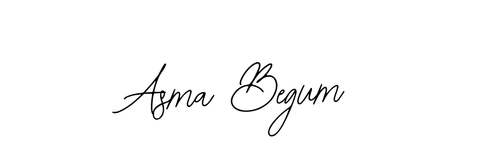 You should practise on your own different ways (Bearetta-2O07w) to write your name (Asma Begum) in signature. don't let someone else do it for you. Asma Begum signature style 12 images and pictures png