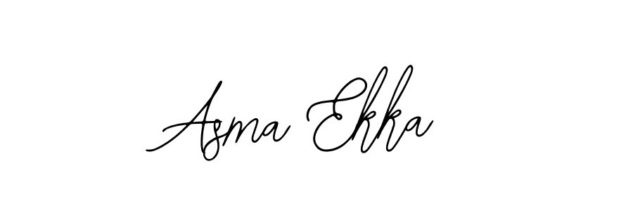 Make a beautiful signature design for name Asma Ekka. Use this online signature maker to create a handwritten signature for free. Asma Ekka signature style 12 images and pictures png