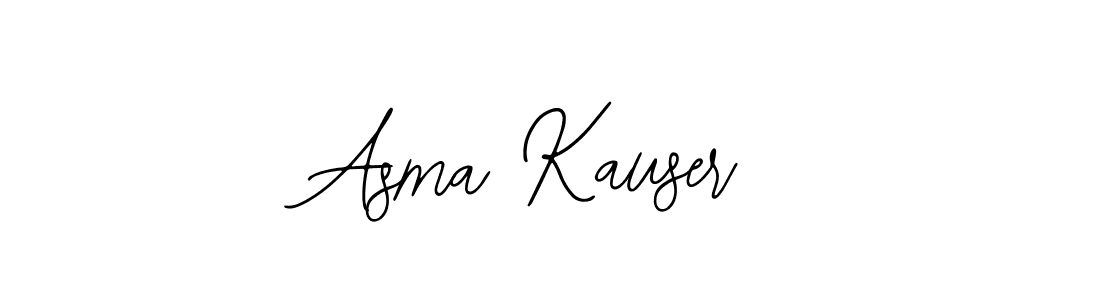 The best way (Bearetta-2O07w) to make a short signature is to pick only two or three words in your name. The name Asma Kauser include a total of six letters. For converting this name. Asma Kauser signature style 12 images and pictures png