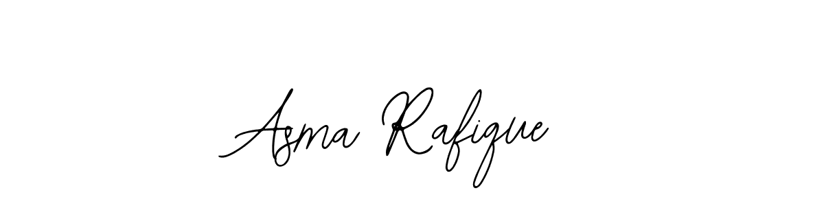 Make a short Asma Rafique signature style. Manage your documents anywhere anytime using Bearetta-2O07w. Create and add eSignatures, submit forms, share and send files easily. Asma Rafique signature style 12 images and pictures png