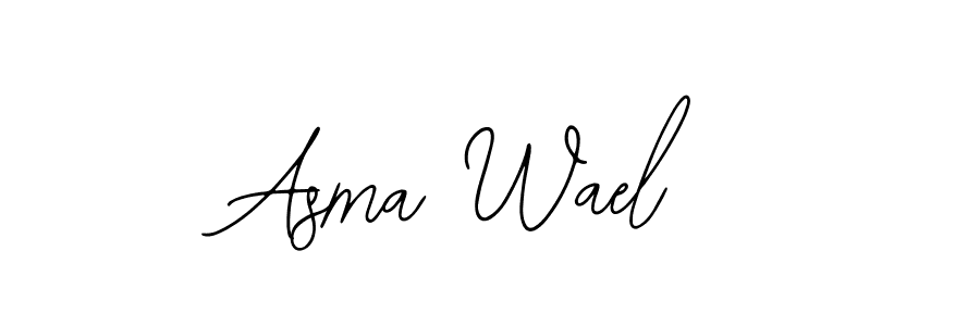 Create a beautiful signature design for name Asma Wael. With this signature (Bearetta-2O07w) fonts, you can make a handwritten signature for free. Asma Wael signature style 12 images and pictures png