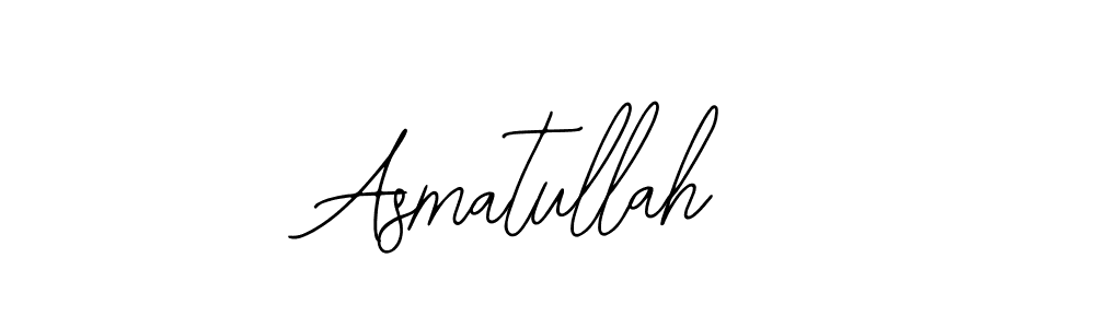 Make a beautiful signature design for name Asmatullah. With this signature (Bearetta-2O07w) style, you can create a handwritten signature for free. Asmatullah signature style 12 images and pictures png