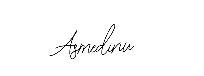 Use a signature maker to create a handwritten signature online. With this signature software, you can design (Bearetta-2O07w) your own signature for name Asmedinu. Asmedinu signature style 12 images and pictures png