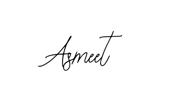 Also we have Asmeet name is the best signature style. Create professional handwritten signature collection using Bearetta-2O07w autograph style. Asmeet signature style 12 images and pictures png