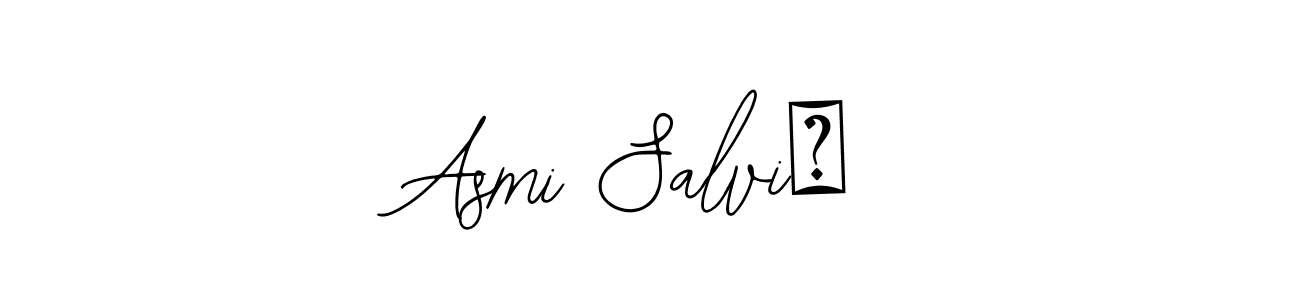 Make a beautiful signature design for name Asmi Salvi✨. Use this online signature maker to create a handwritten signature for free. Asmi Salvi✨ signature style 12 images and pictures png