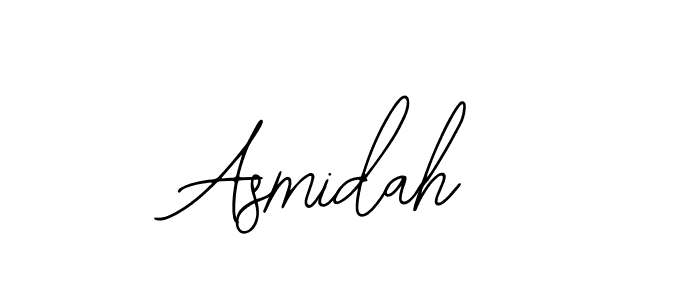 How to make Asmidah signature? Bearetta-2O07w is a professional autograph style. Create handwritten signature for Asmidah name. Asmidah signature style 12 images and pictures png