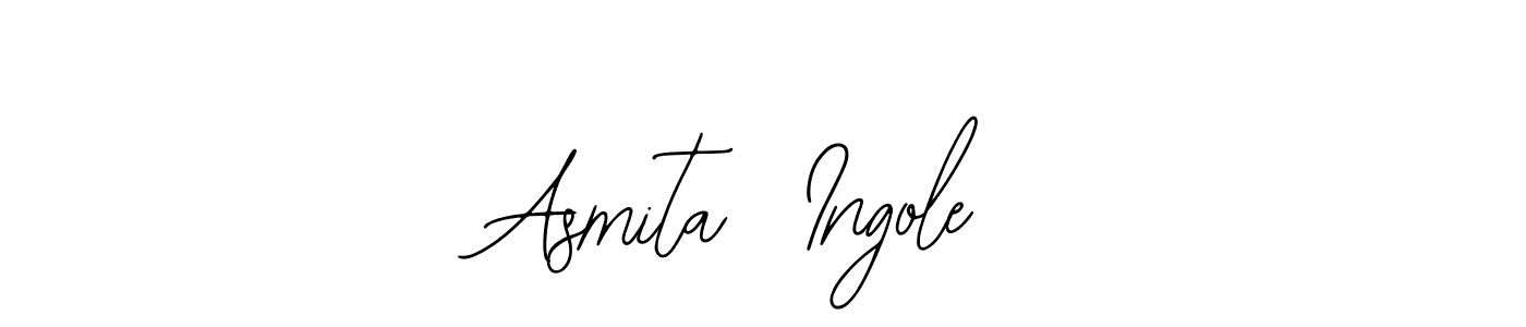 Also You can easily find your signature by using the search form. We will create Asmita  Ingole name handwritten signature images for you free of cost using Bearetta-2O07w sign style. Asmita  Ingole signature style 12 images and pictures png