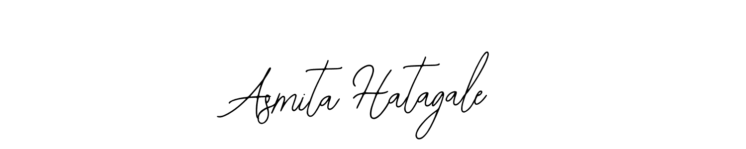 Similarly Bearetta-2O07w is the best handwritten signature design. Signature creator online .You can use it as an online autograph creator for name Asmita Hatagale. Asmita Hatagale signature style 12 images and pictures png