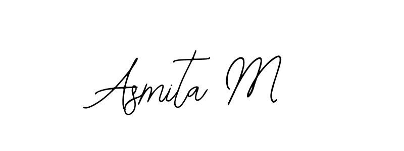 Also You can easily find your signature by using the search form. We will create Asmita M name handwritten signature images for you free of cost using Bearetta-2O07w sign style. Asmita M signature style 12 images and pictures png