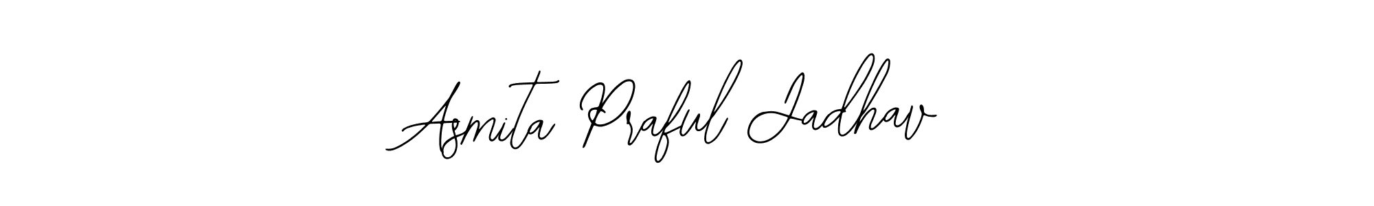 It looks lik you need a new signature style for name Asmita Praful Jadhav. Design unique handwritten (Bearetta-2O07w) signature with our free signature maker in just a few clicks. Asmita Praful Jadhav signature style 12 images and pictures png