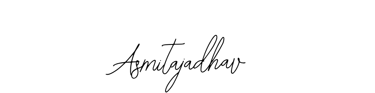 Design your own signature with our free online signature maker. With this signature software, you can create a handwritten (Bearetta-2O07w) signature for name Asmitajadhav. Asmitajadhav signature style 12 images and pictures png