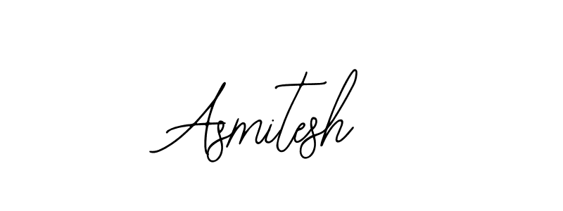 How to make Asmitesh signature? Bearetta-2O07w is a professional autograph style. Create handwritten signature for Asmitesh name. Asmitesh signature style 12 images and pictures png