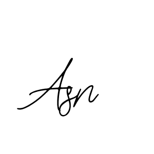 How to make Asn signature? Bearetta-2O07w is a professional autograph style. Create handwritten signature for Asn name. Asn signature style 12 images and pictures png