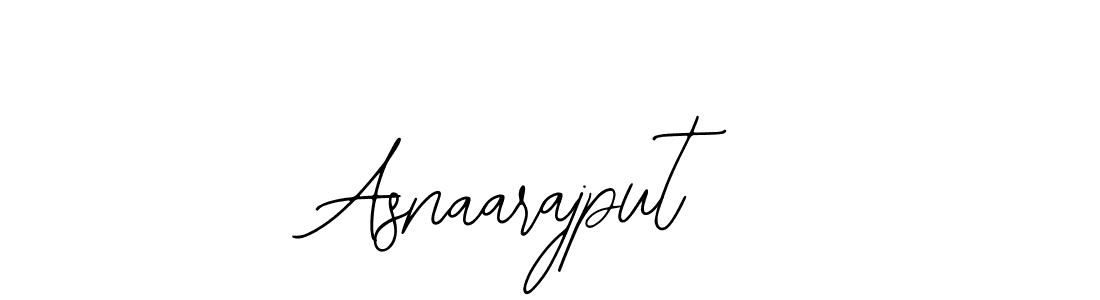 How to make Asnaarajput signature? Bearetta-2O07w is a professional autograph style. Create handwritten signature for Asnaarajput name. Asnaarajput signature style 12 images and pictures png