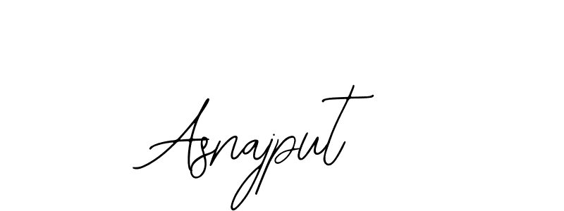 How to Draw Asnajput signature style? Bearetta-2O07w is a latest design signature styles for name Asnajput. Asnajput signature style 12 images and pictures png