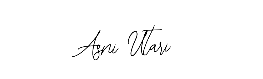 Design your own signature with our free online signature maker. With this signature software, you can create a handwritten (Bearetta-2O07w) signature for name Asni Utari. Asni Utari signature style 12 images and pictures png
