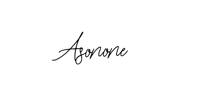 Design your own signature with our free online signature maker. With this signature software, you can create a handwritten (Bearetta-2O07w) signature for name Asonone. Asonone signature style 12 images and pictures png