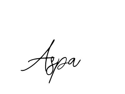 You should practise on your own different ways (Bearetta-2O07w) to write your name (Aspa) in signature. don't let someone else do it for you. Aspa signature style 12 images and pictures png