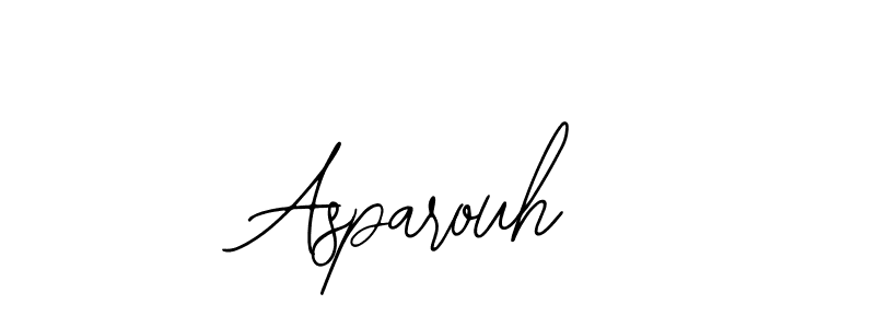 How to make Asparouh signature? Bearetta-2O07w is a professional autograph style. Create handwritten signature for Asparouh name. Asparouh signature style 12 images and pictures png