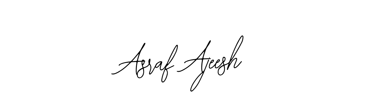 You should practise on your own different ways (Bearetta-2O07w) to write your name (Asraf Ajeesh) in signature. don't let someone else do it for you. Asraf Ajeesh signature style 12 images and pictures png