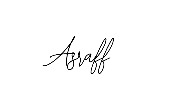How to make Asraff name signature. Use Bearetta-2O07w style for creating short signs online. This is the latest handwritten sign. Asraff signature style 12 images and pictures png