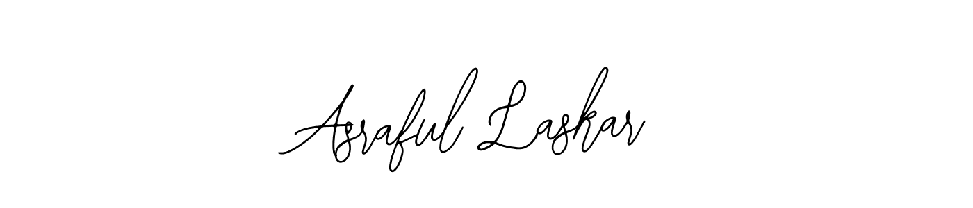 How to make Asraful Laskar name signature. Use Bearetta-2O07w style for creating short signs online. This is the latest handwritten sign. Asraful Laskar signature style 12 images and pictures png