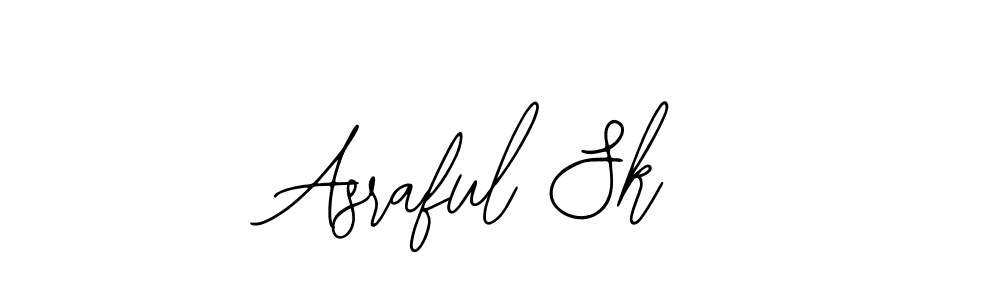 Asraful Sk stylish signature style. Best Handwritten Sign (Bearetta-2O07w) for my name. Handwritten Signature Collection Ideas for my name Asraful Sk. Asraful Sk signature style 12 images and pictures png