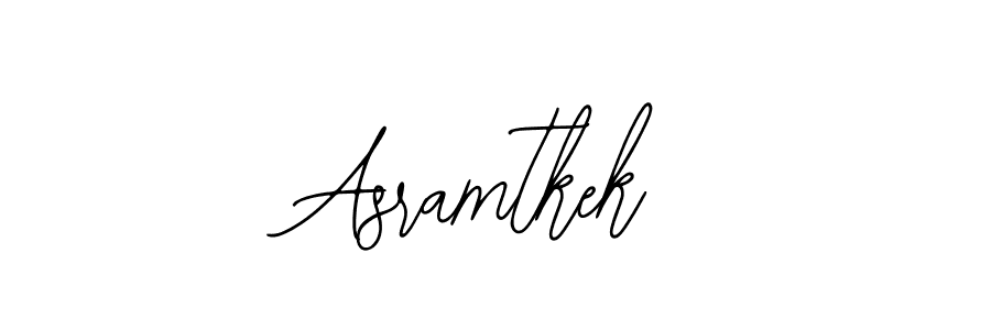 Use a signature maker to create a handwritten signature online. With this signature software, you can design (Bearetta-2O07w) your own signature for name Asramtkek. Asramtkek signature style 12 images and pictures png
