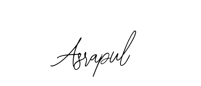 Bearetta-2O07w is a professional signature style that is perfect for those who want to add a touch of class to their signature. It is also a great choice for those who want to make their signature more unique. Get Asrapul name to fancy signature for free. Asrapul signature style 12 images and pictures png
