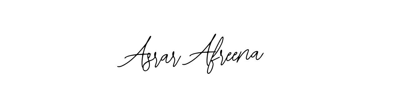 The best way (Bearetta-2O07w) to make a short signature is to pick only two or three words in your name. The name Asrar Afreena include a total of six letters. For converting this name. Asrar Afreena signature style 12 images and pictures png
