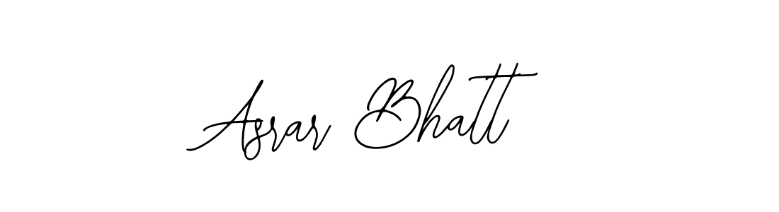 Use a signature maker to create a handwritten signature online. With this signature software, you can design (Bearetta-2O07w) your own signature for name Asrar Bhatt. Asrar Bhatt signature style 12 images and pictures png