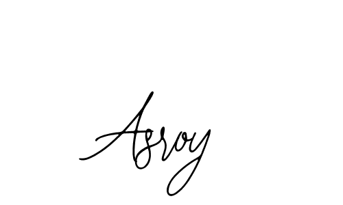 Use a signature maker to create a handwritten signature online. With this signature software, you can design (Bearetta-2O07w) your own signature for name Asroy. Asroy signature style 12 images and pictures png