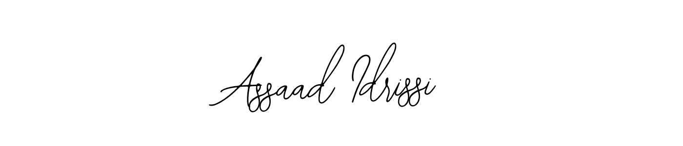 Also You can easily find your signature by using the search form. We will create Assaad Idrissi name handwritten signature images for you free of cost using Bearetta-2O07w sign style. Assaad Idrissi signature style 12 images and pictures png