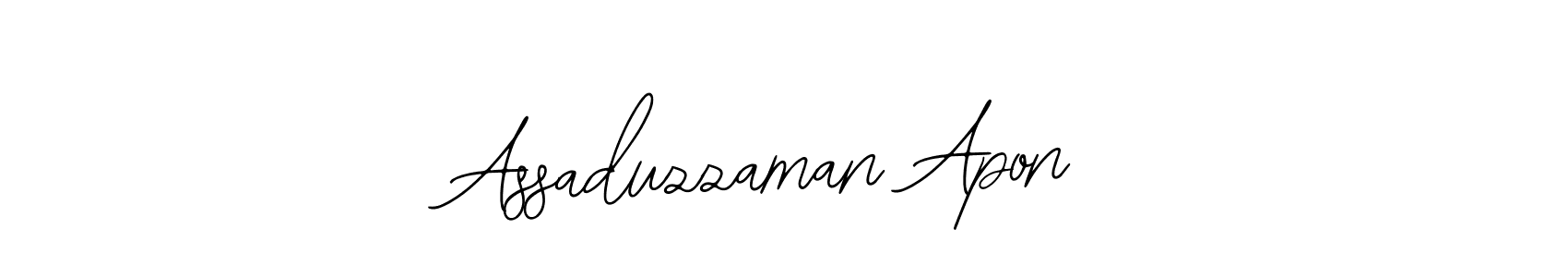 Make a beautiful signature design for name Assaduzzaman Apon. Use this online signature maker to create a handwritten signature for free. Assaduzzaman Apon signature style 12 images and pictures png