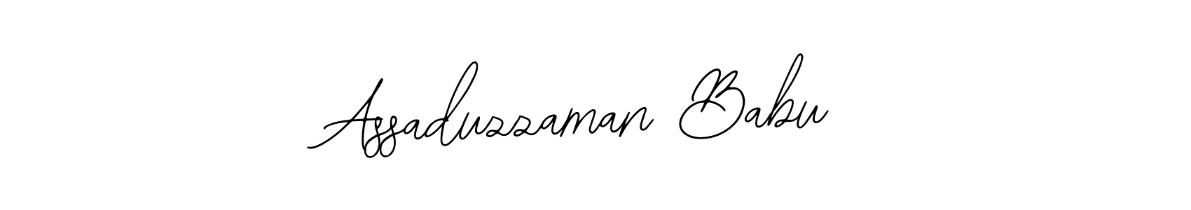 You should practise on your own different ways (Bearetta-2O07w) to write your name (Assaduzzaman Babu) in signature. don't let someone else do it for you. Assaduzzaman Babu signature style 12 images and pictures png
